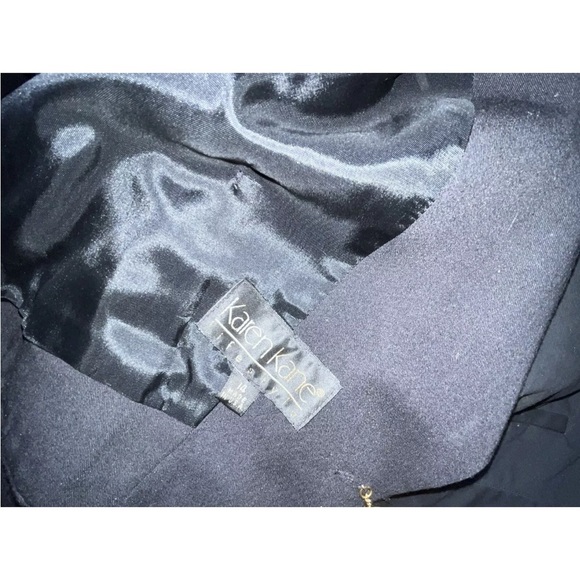 Vintage Karen chic Life Style cropped military style blazer anchor patch size 14 - Picture 7 of 7